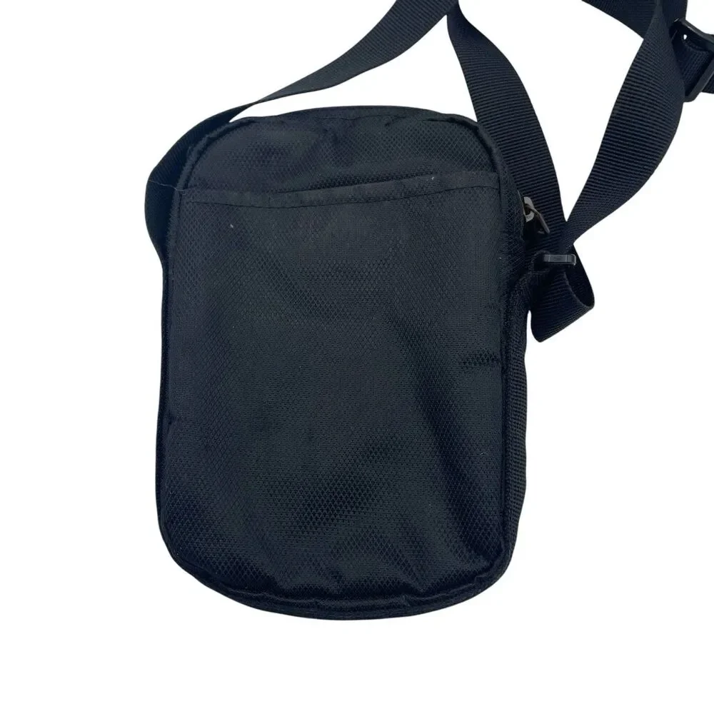 Nike Heritage Crossbody Sling Bag Unisex Small Black/White Mesh